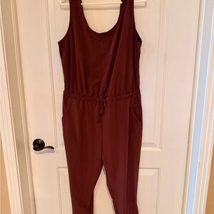 Prana Railay Jumpsuit size Large NWOT in Cacao color
